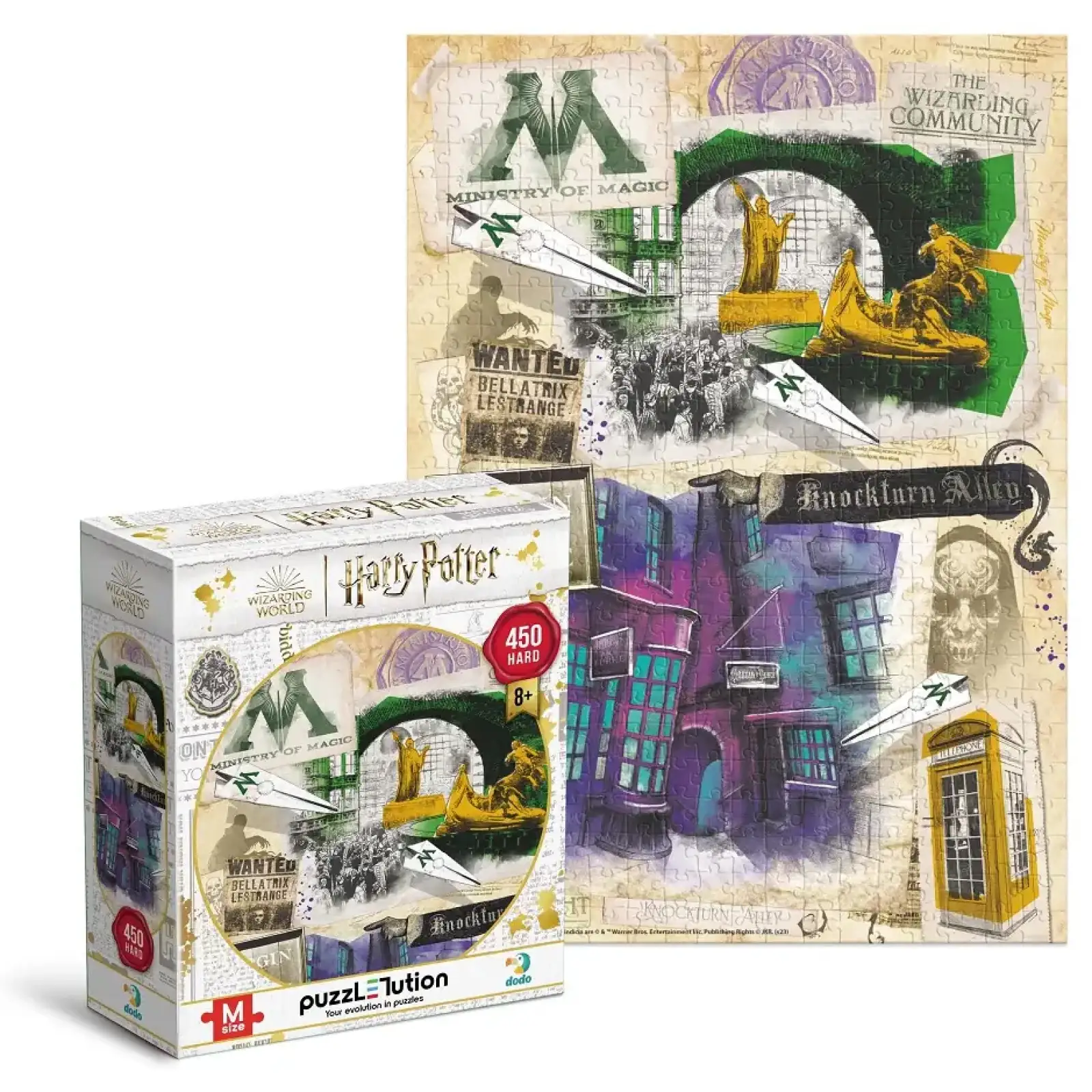 Пазл Dodo Harry Potter Міністерство магії та Алея Ноктерн, 450 елементів (200504) UA
