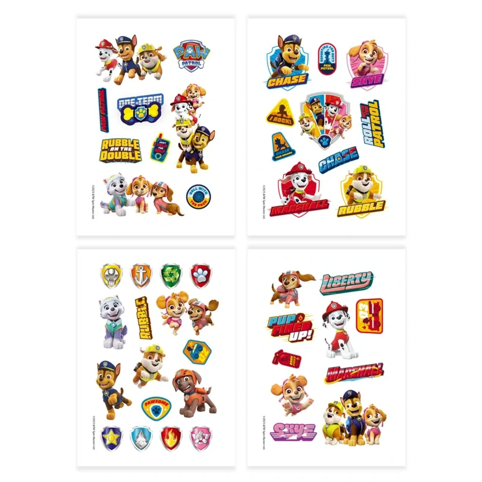 Набір дитячих тимчасових татуювань Dodo Paw Patrol (200435) UA