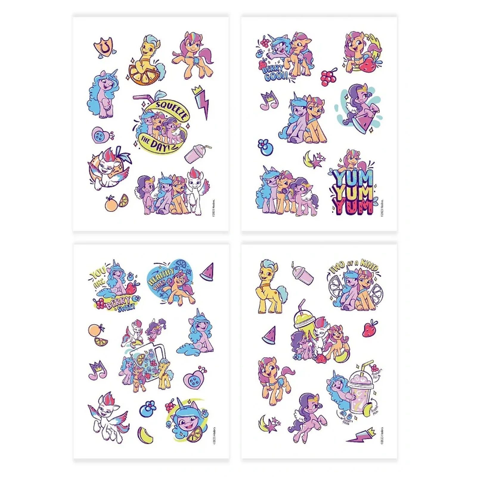 Набір дитячих тимчасових татуювань Dodo My Little Pony (200438) UA
