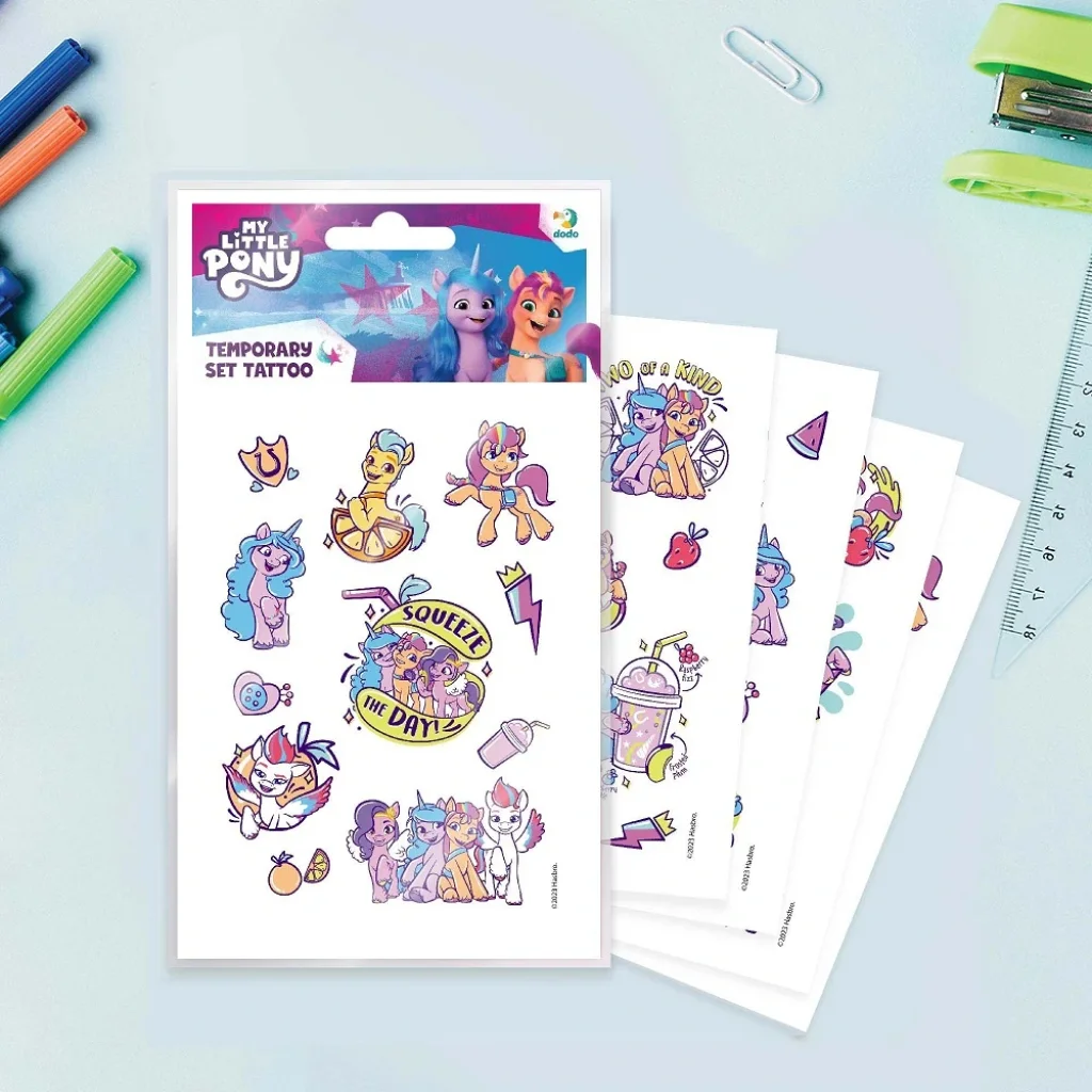Набір дитячих тимчасових татуювань Dodo My Little Pony (200438) UA