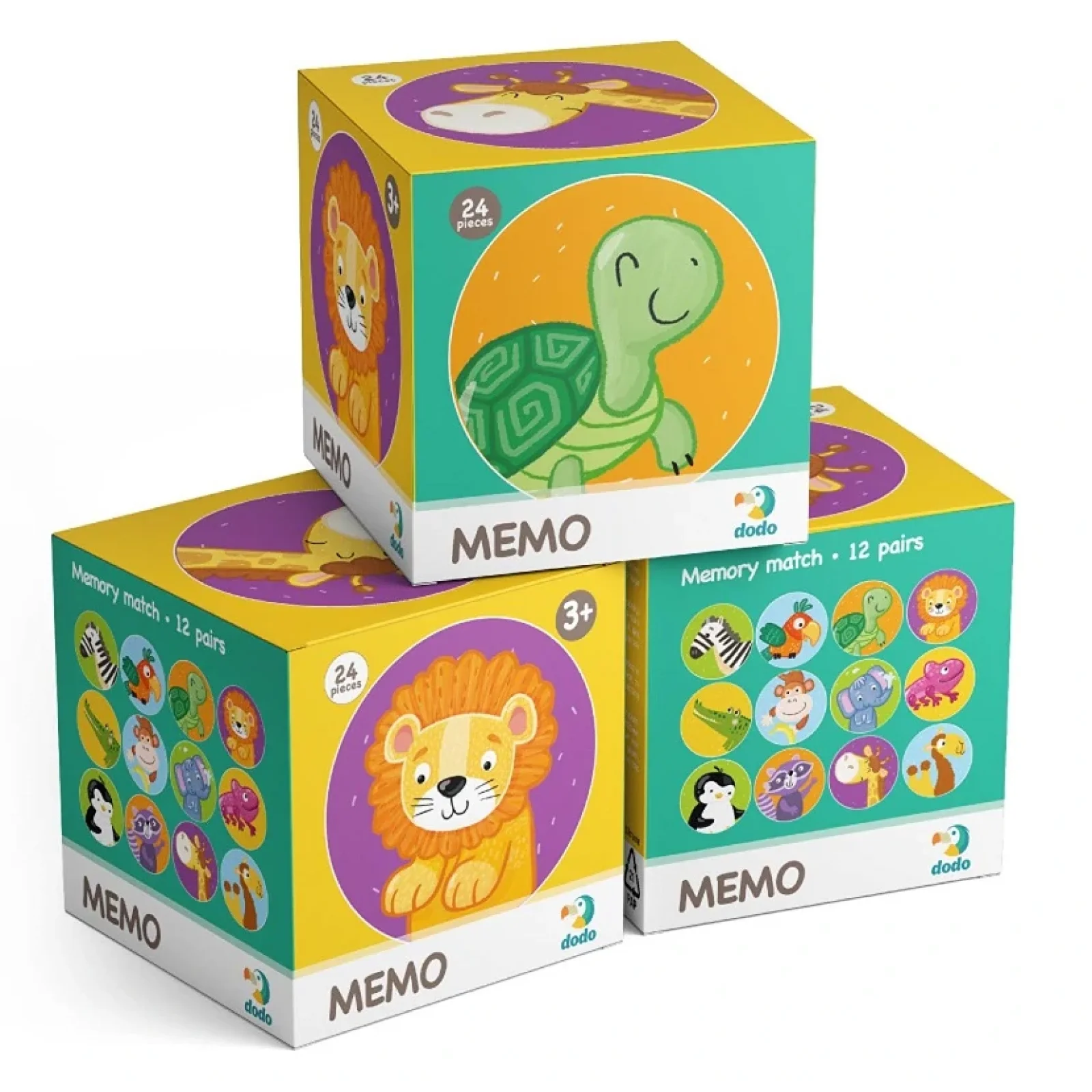 Гра міні мемо Dodo Дикі тварини (300157) UA