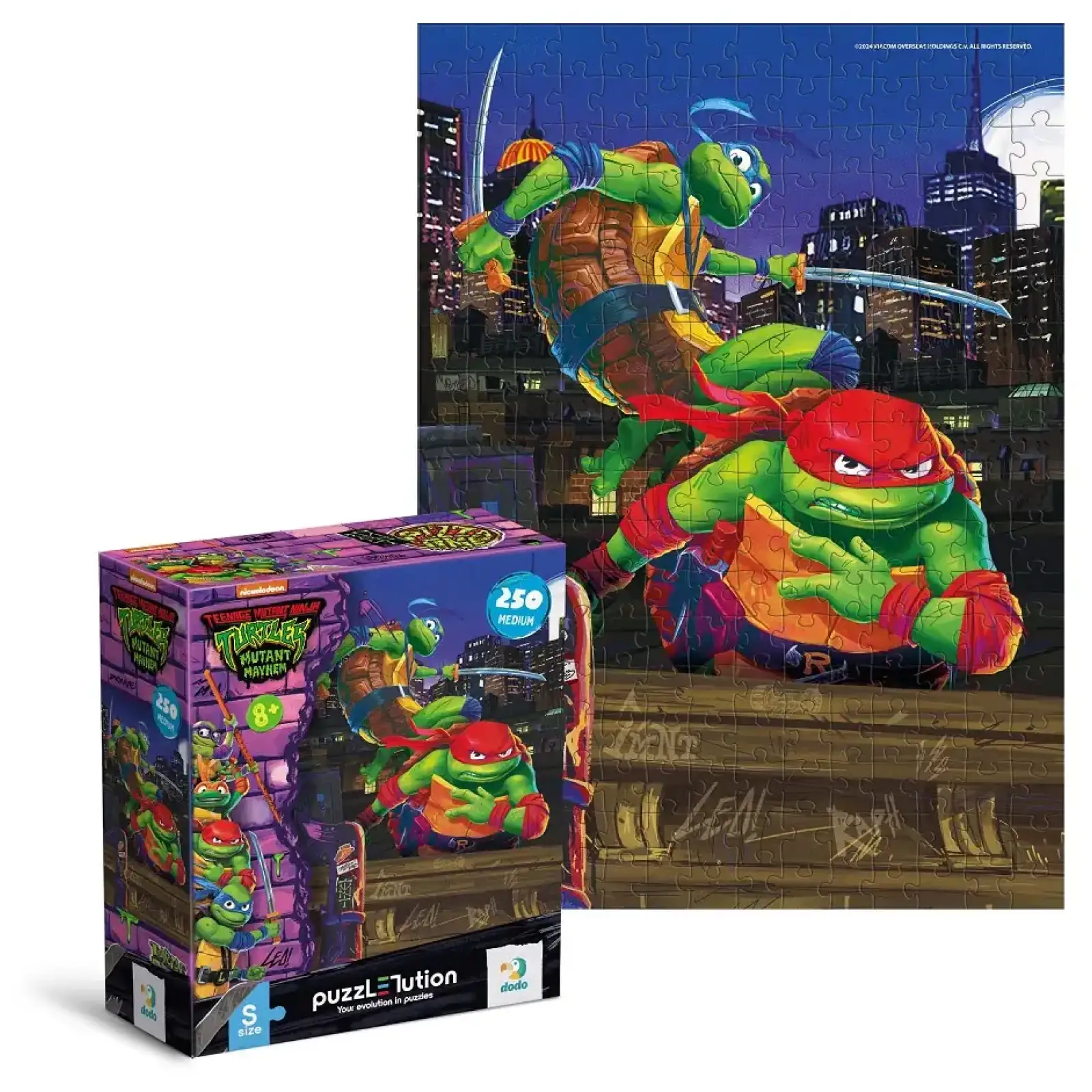 Пазл Dodo TMNT Леонардо и Рафаэль, 250 элементов (200528) UA
