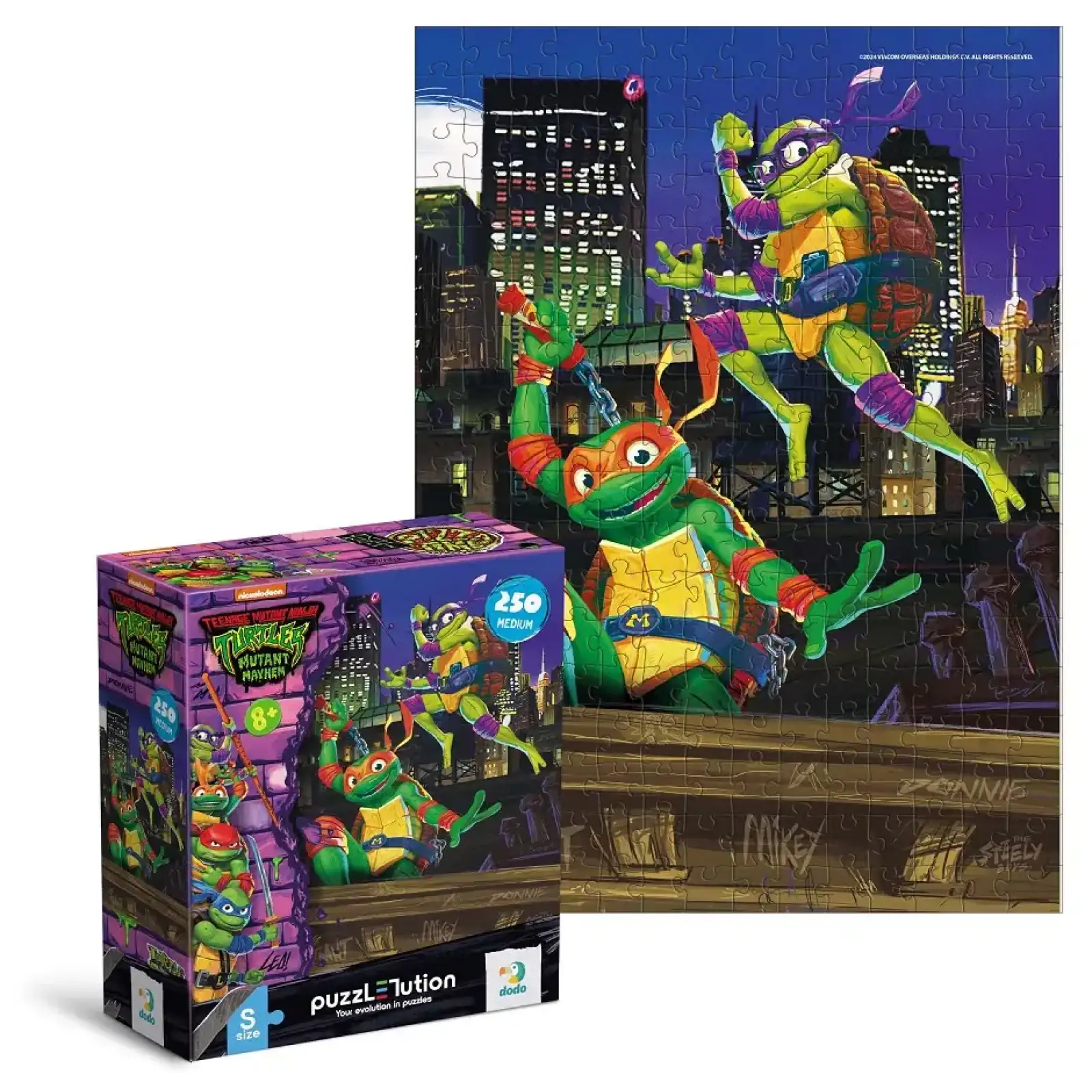 Пазл Dodo TMNT Донатело та Мікеланджело, 250 елементів (200529) UA