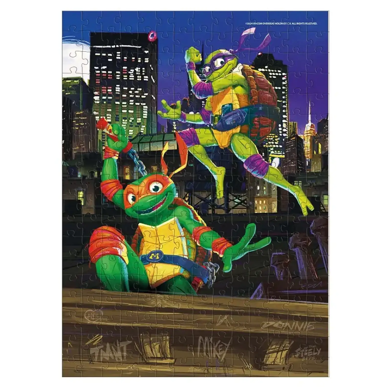 Пазл Dodo TMNT Донатело та Мікеланджело, 250 елементів (200529) UA