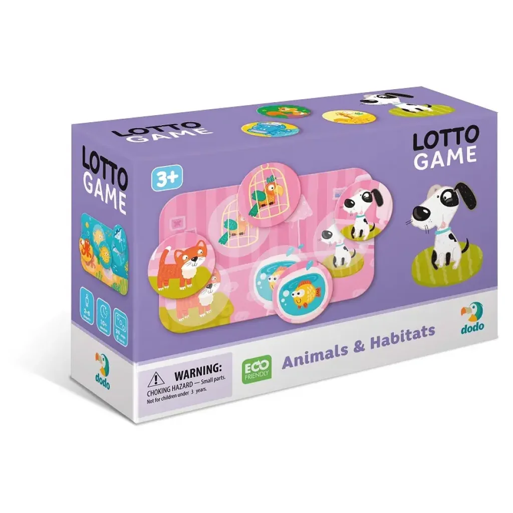 Настільна гра Dodo Тварини і їх середовище існування (300196) UA
