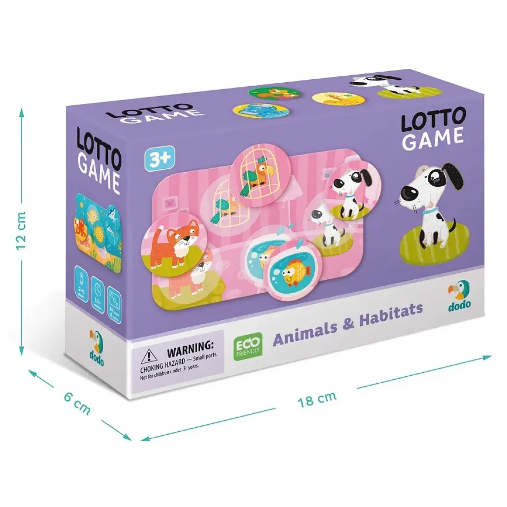 Настільна гра Dodo Тварини і їх середовище існування (300196) UA