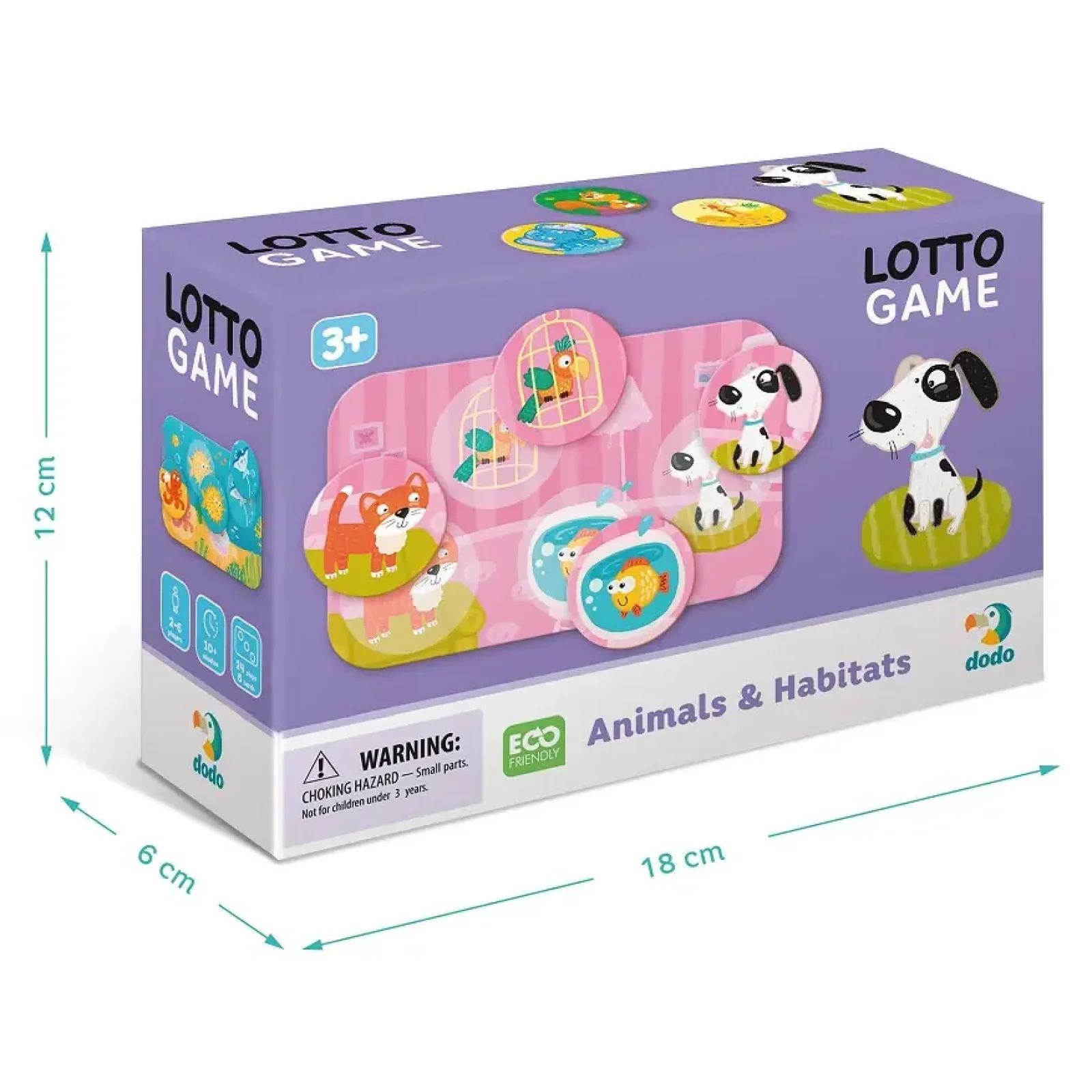 Настольная игра Dodo Животные и их среда обитания (300196) UA