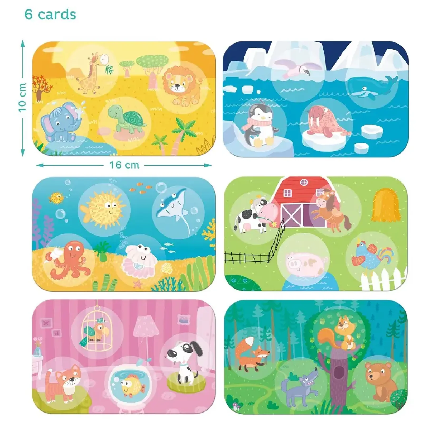 Настольная игра Dodo Животные и их среда обитания (300196) UA