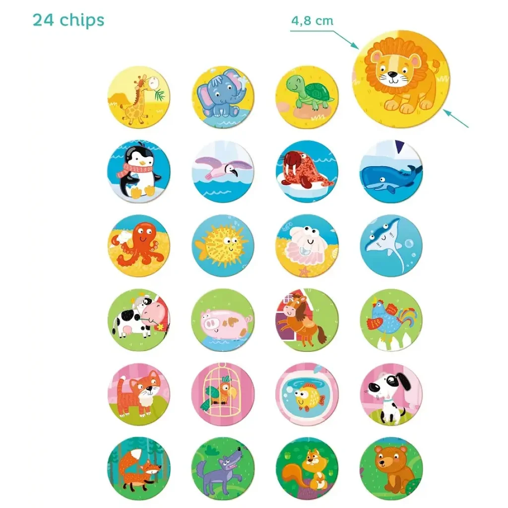 Настільна гра Dodo Тварини і їх середовище існування (300196) UA