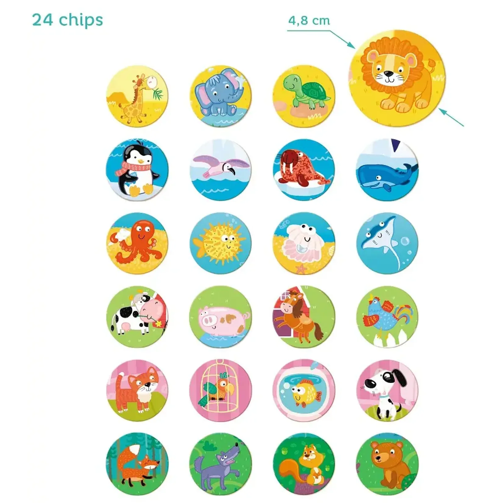 Настольная игра Dodo Животные и их среда обитания (300196) UA