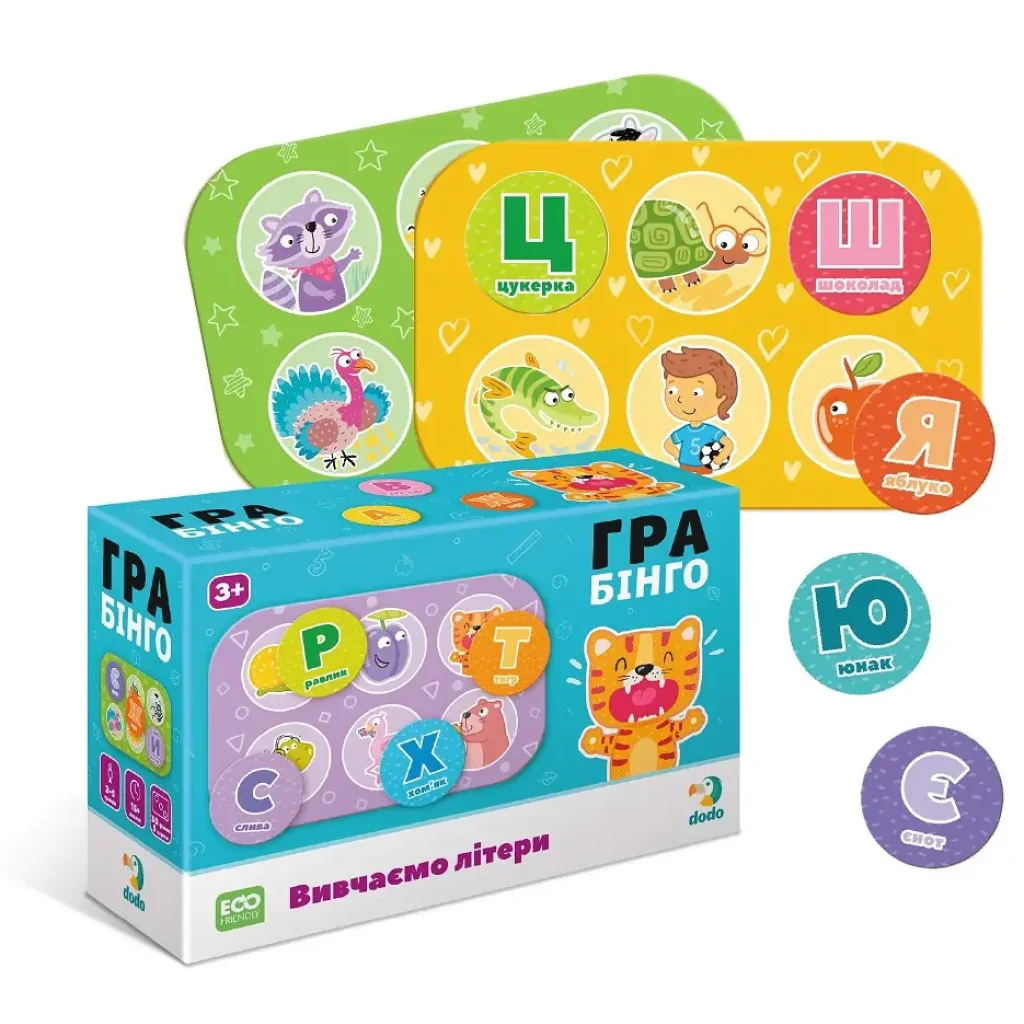 Настольная игра Dodo Изучаем буквы (300197) UA