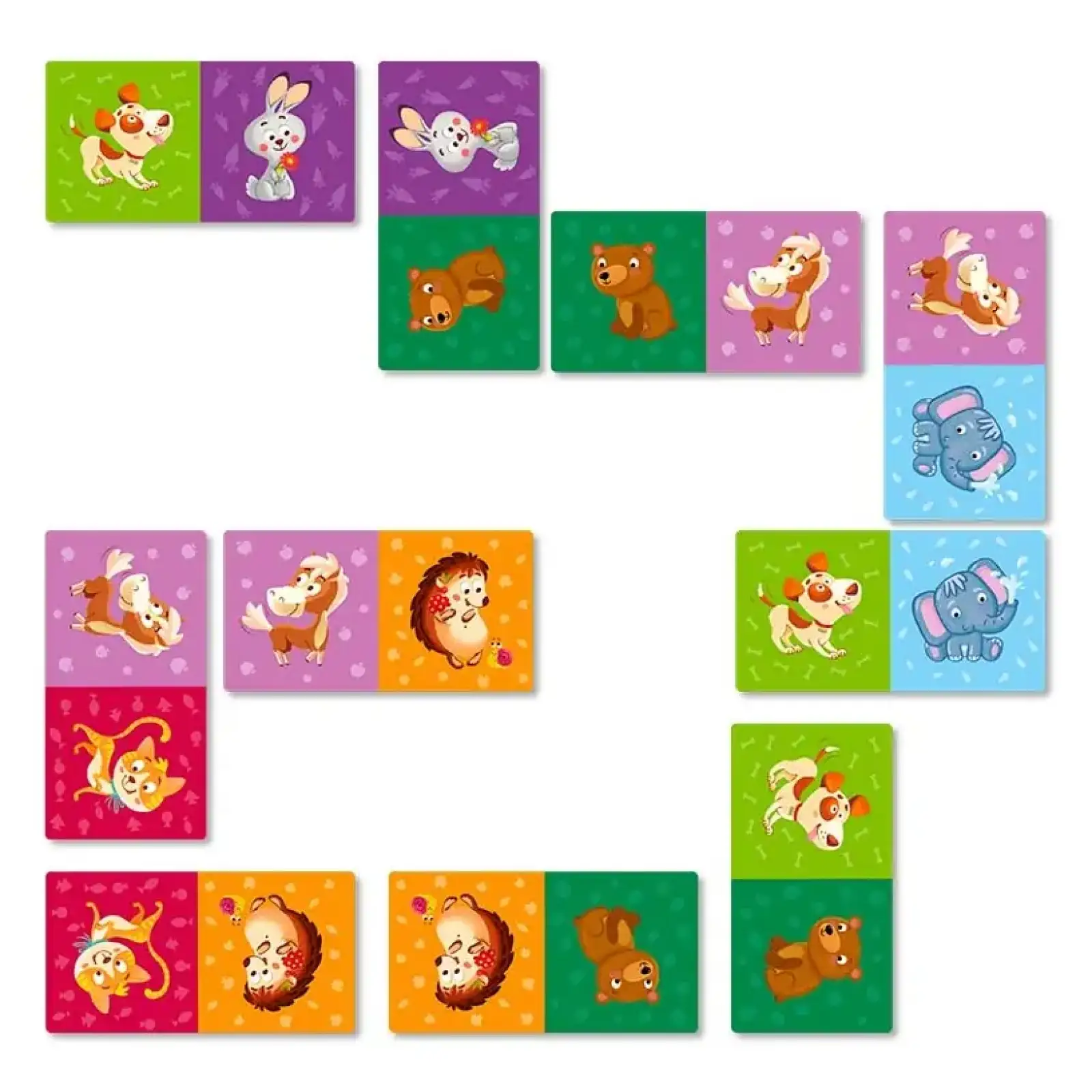 Настольная игра домино Dodo Животные (300248) UA