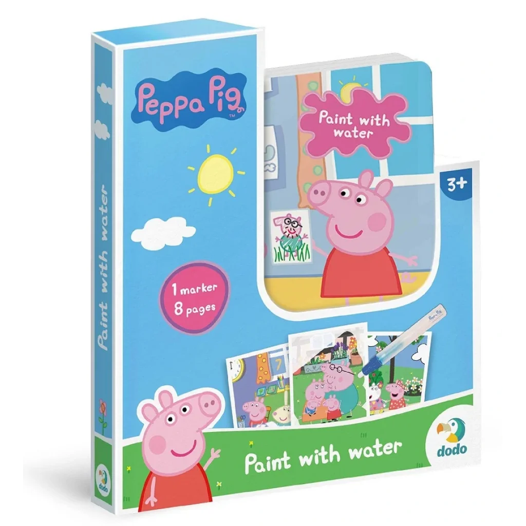 Розмальовка Dodo Малюй водою Peppa Pig (200443) UA