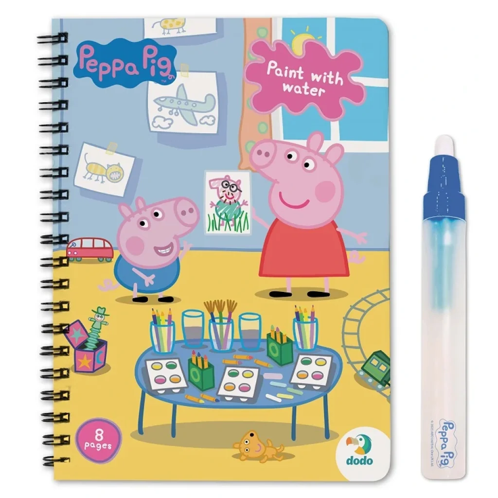 Розмальовка Dodo Малюй водою Peppa Pig (200443) UA