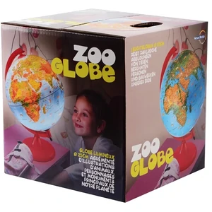 Глобус Tecnodidattica ZOO 25 см з підсвіткою (українська мова) UA