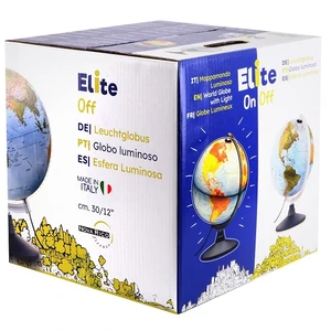 Глобус Tecnodidattica ELITE 30 см з підсвіткою (українська мова) UA