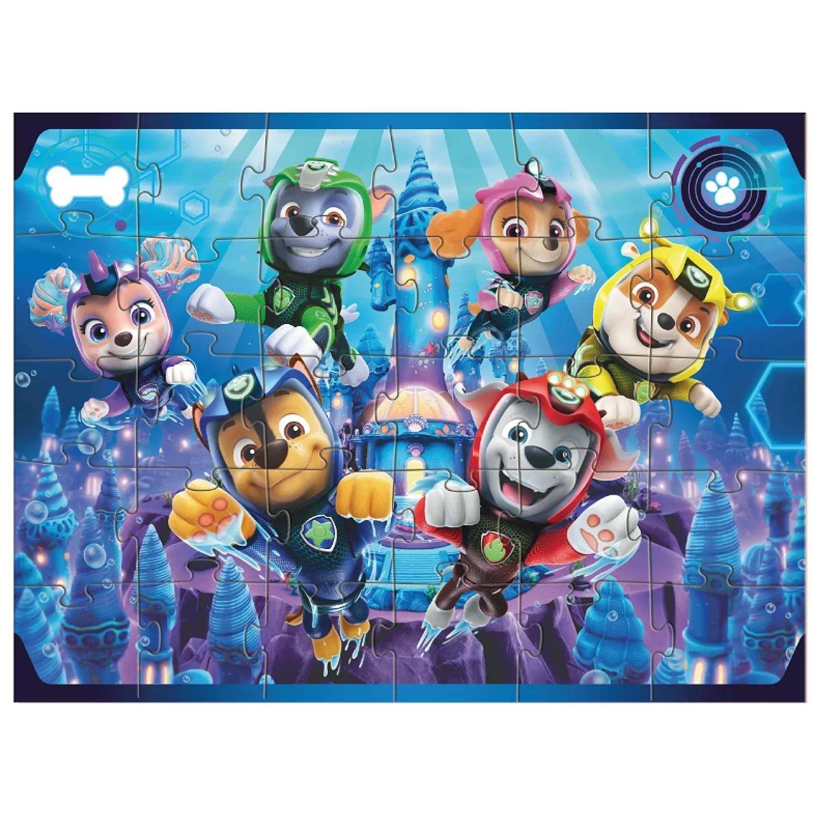 Пазл Dodo Paw Patrol Aqua pups, 30 елементів (200448) UA