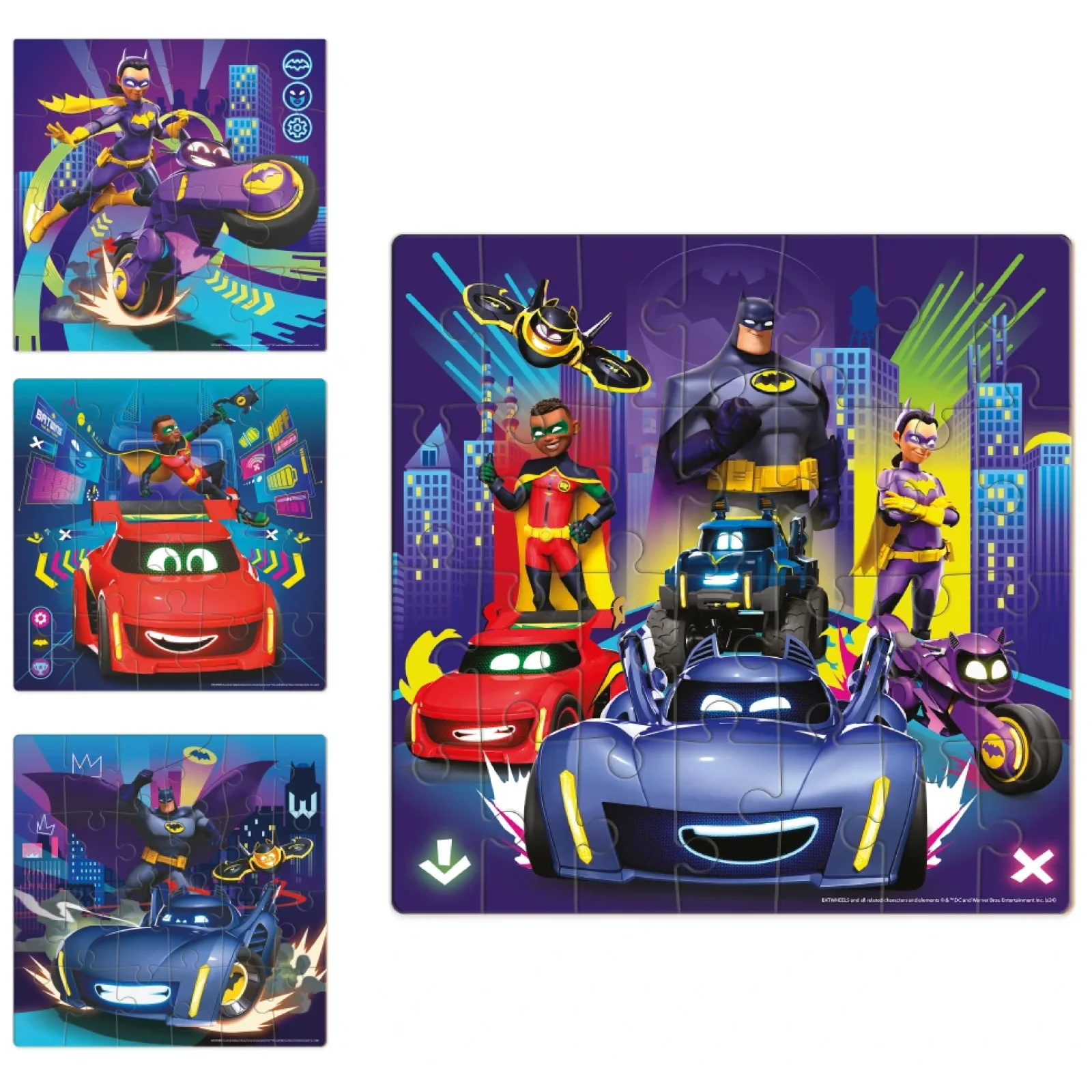 Пазл Dodo Batwheels. Созываю всех бетмобилистов, 28 элементов (200555) UA