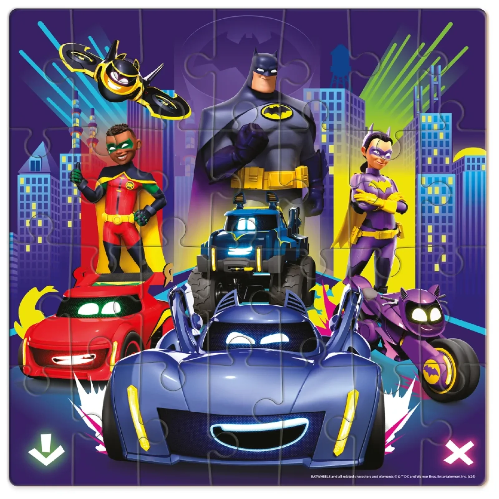 Пазл Dodo Batwheels. Созываю всех бетмобилистов, 28 элементов (200555) UA