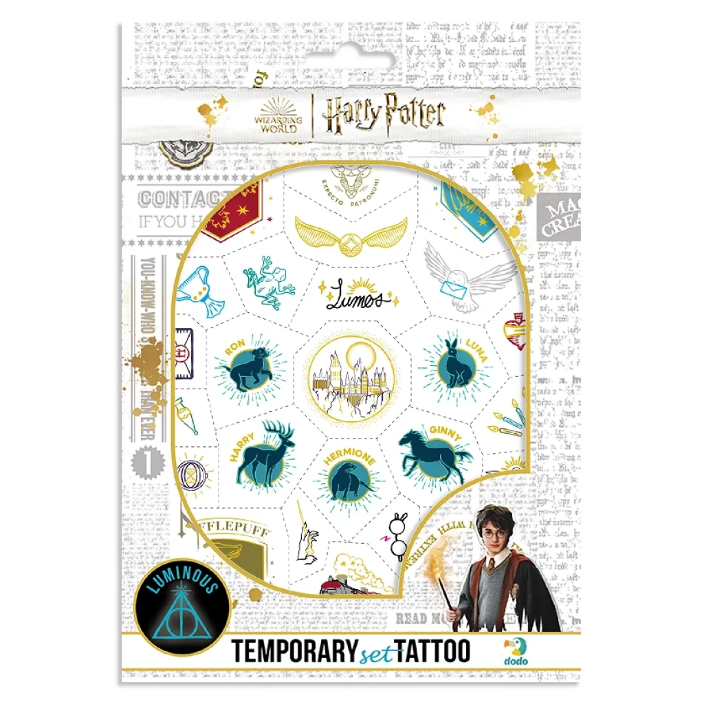 Набір дитячих тимчасових татуювань Dodo Harry Potter. Символи (200505) UA