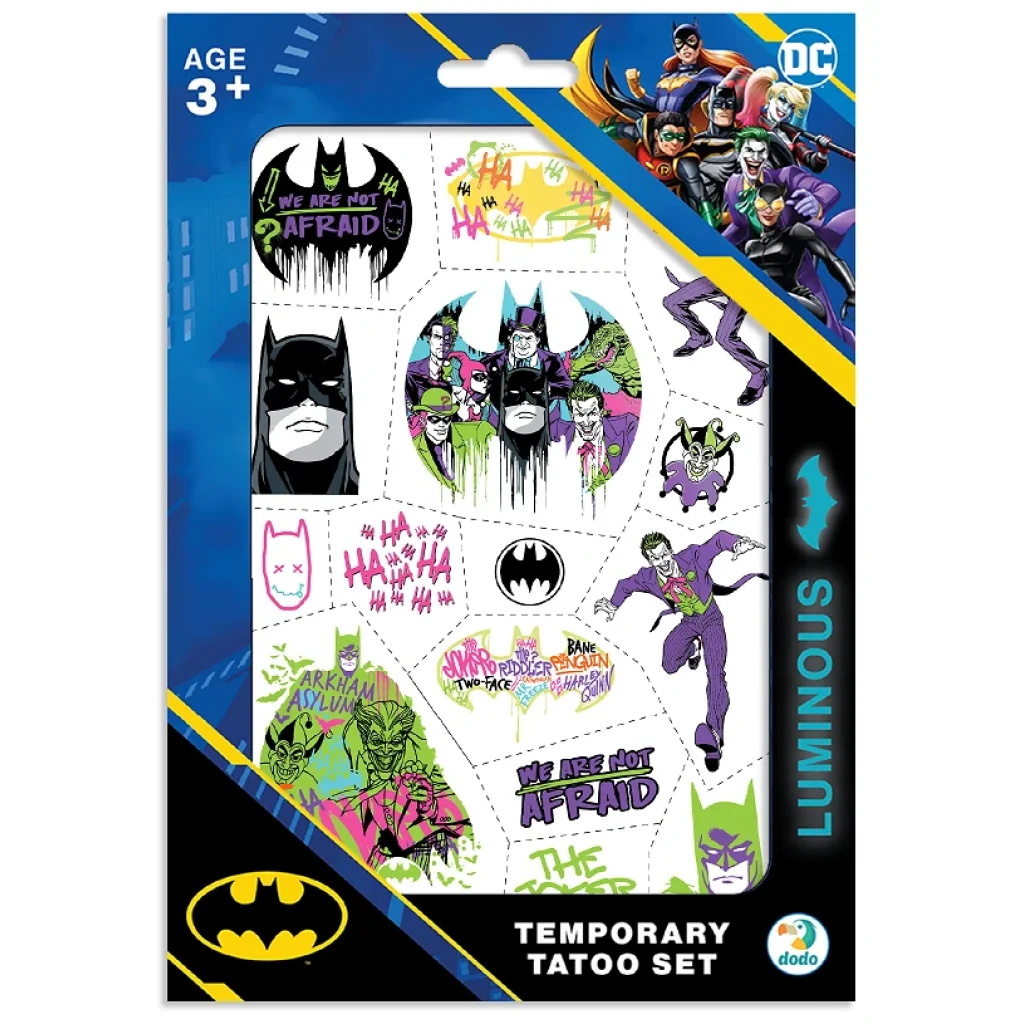 Набор детских татуировок Dodo Batman. Герои Готем Сити (200548) UA