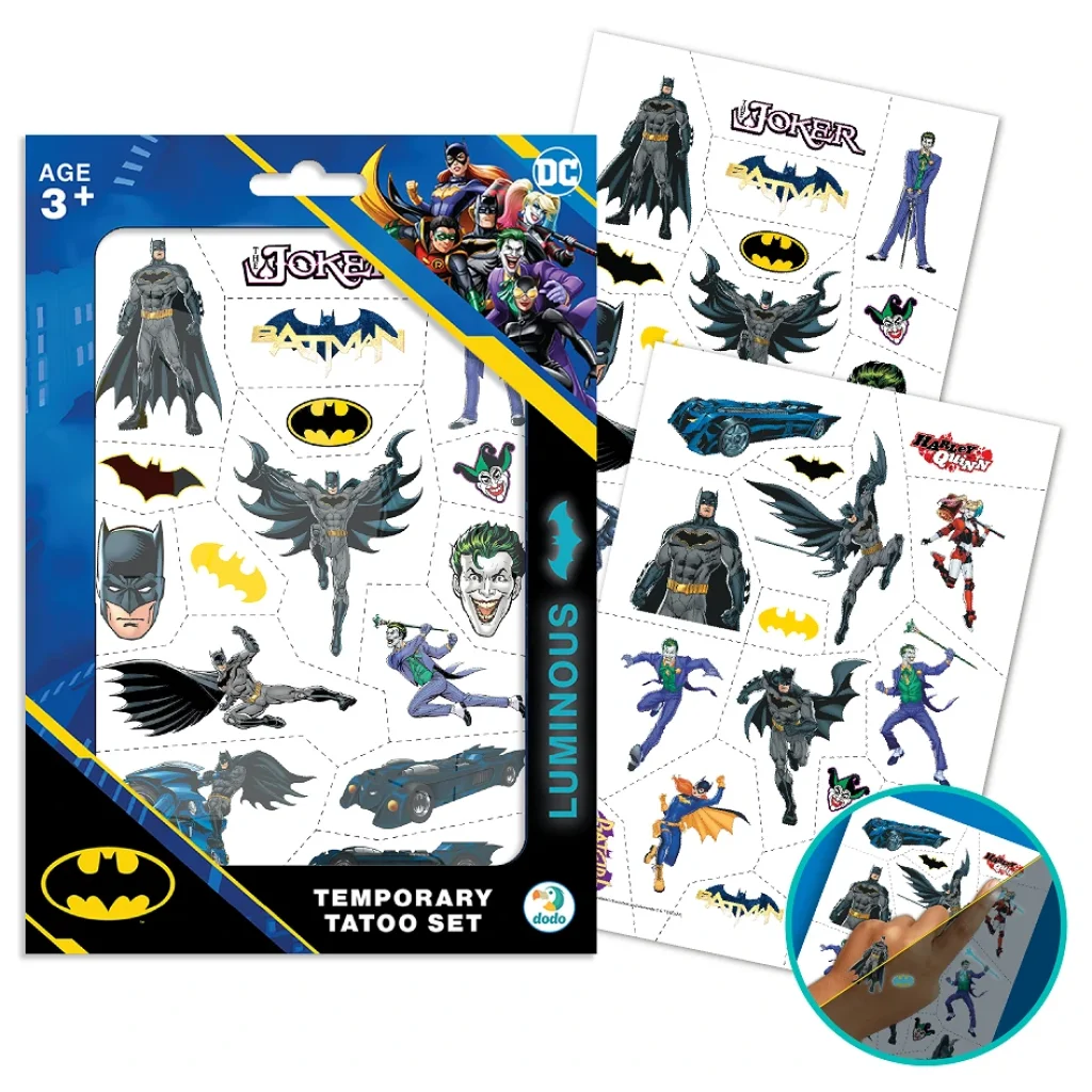 Набор детских татуировок Dodo Batman. Герои Готем Сити (200548) UA