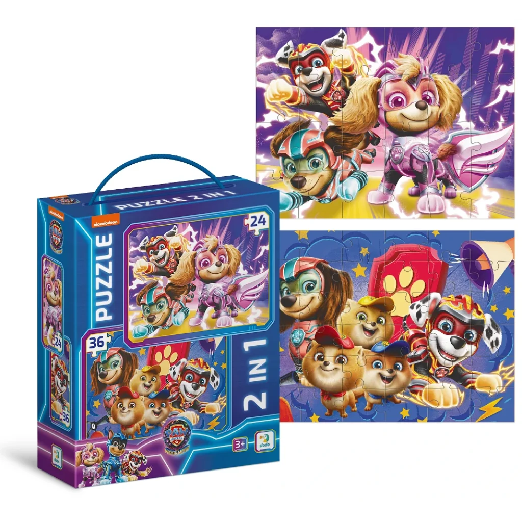 Пазл Dodo Paw Patrol Зберігаємо світ у безпеці!, 2 в 1 (200573) UA