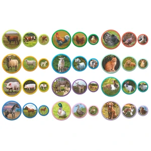 Магнітний набір Dodo Монтесорі Родини тварин: ферма, 36 елементів (200271) UA