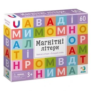 Магнитные буквы Dodo, 60 элементов (200273) UA
