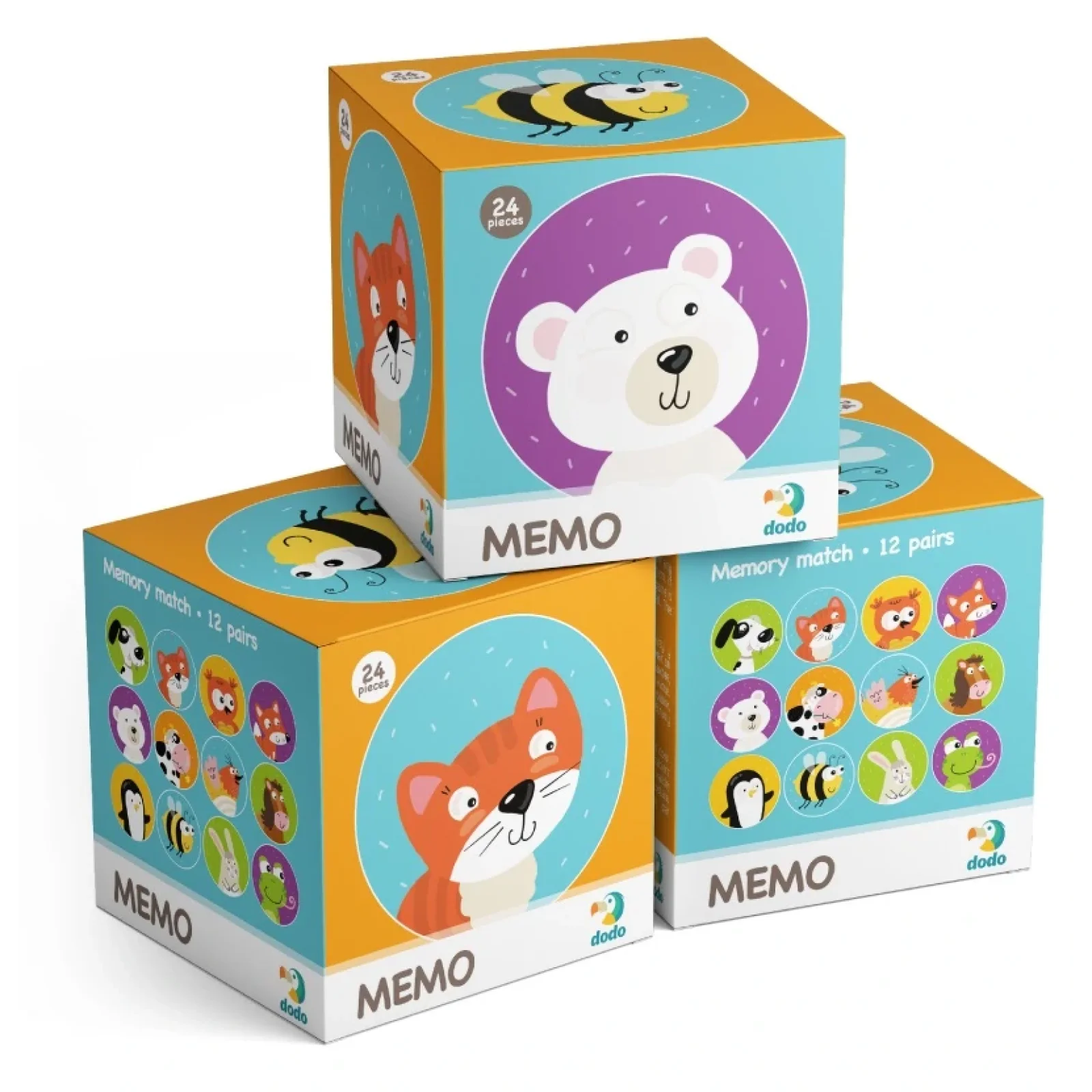 Гра міні мемо Dodo Тварини (300145) UA