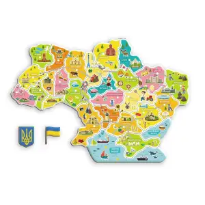 Магнитная игра Dodo Карта Украины (200268) UA