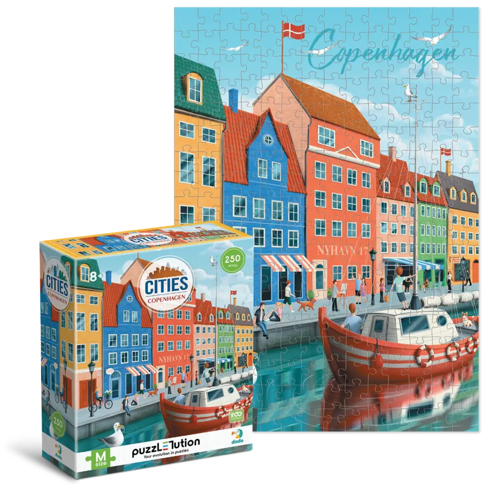 Пазл Dodo Easy-M Города, Копенгаген (300645) UA
