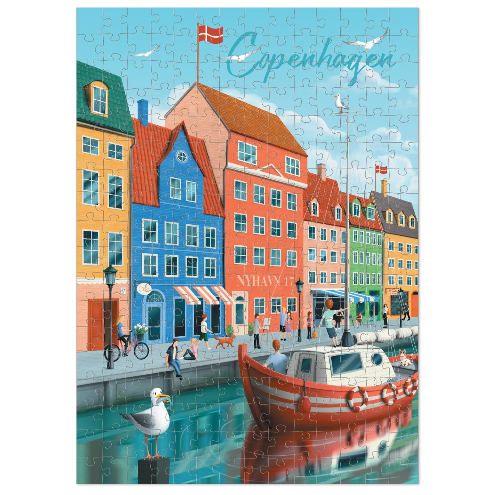 Пазл Dodo Easy-M Города, Копенгаген (300645) UA