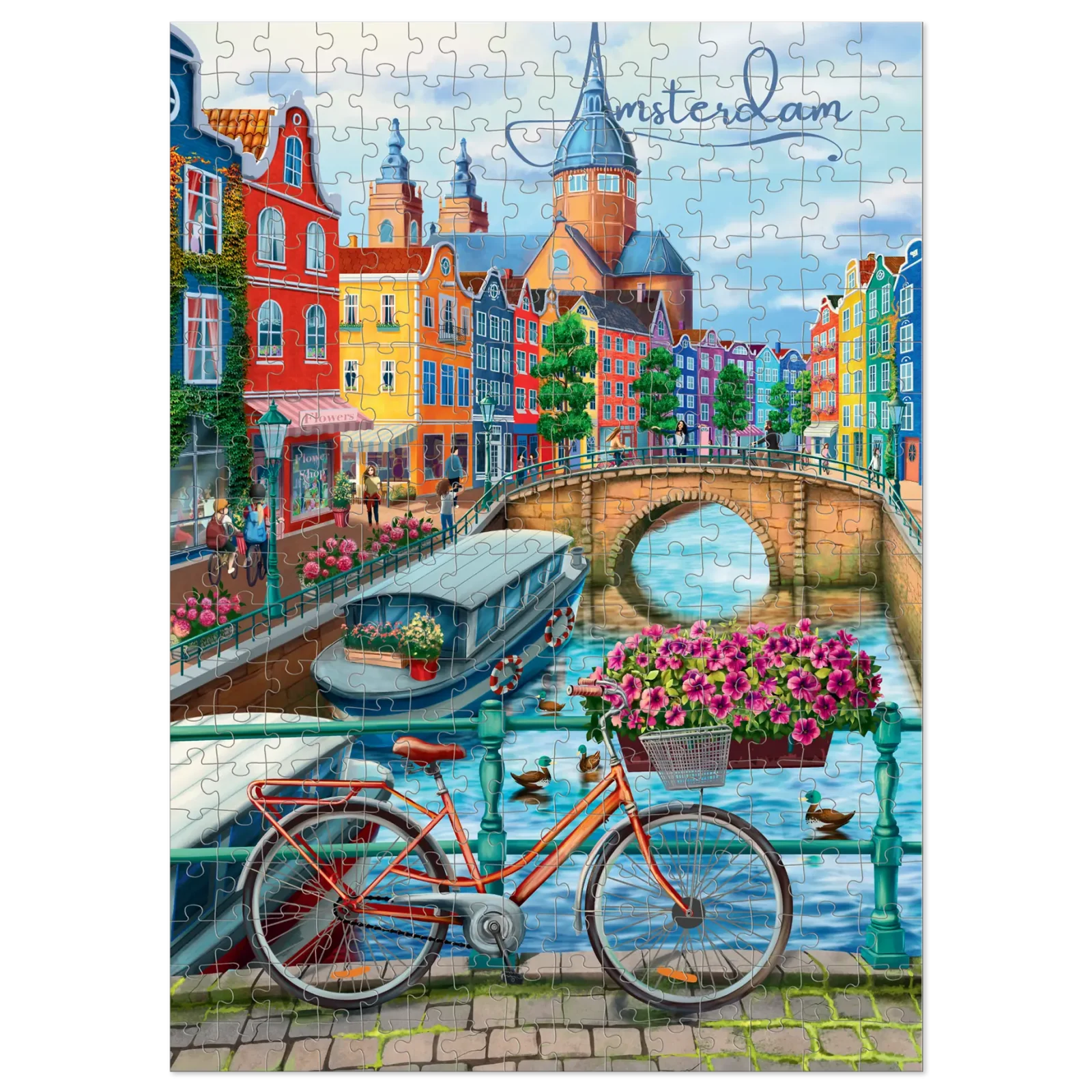 Пазл Dodo Medium-M Города, Амстердам (300646) UA