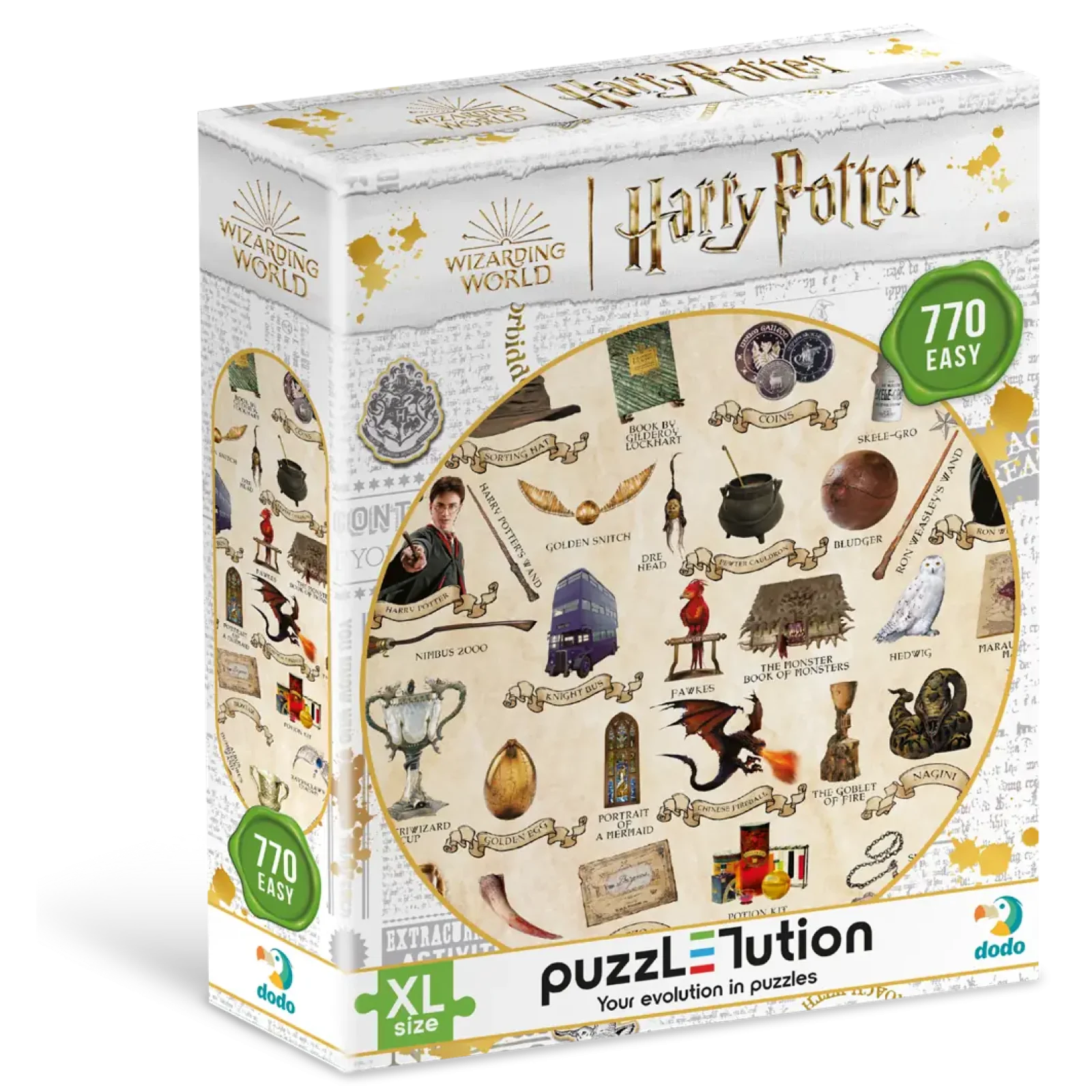 Пазл Dodo Easy-XL Harry Potter, Руководство для волшебников (200569) UA