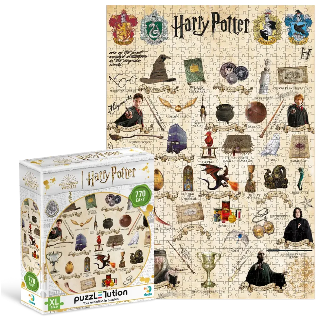Пазл Dodo Easy-XL Harry Potter, Руководство для волшебников (200569) UA