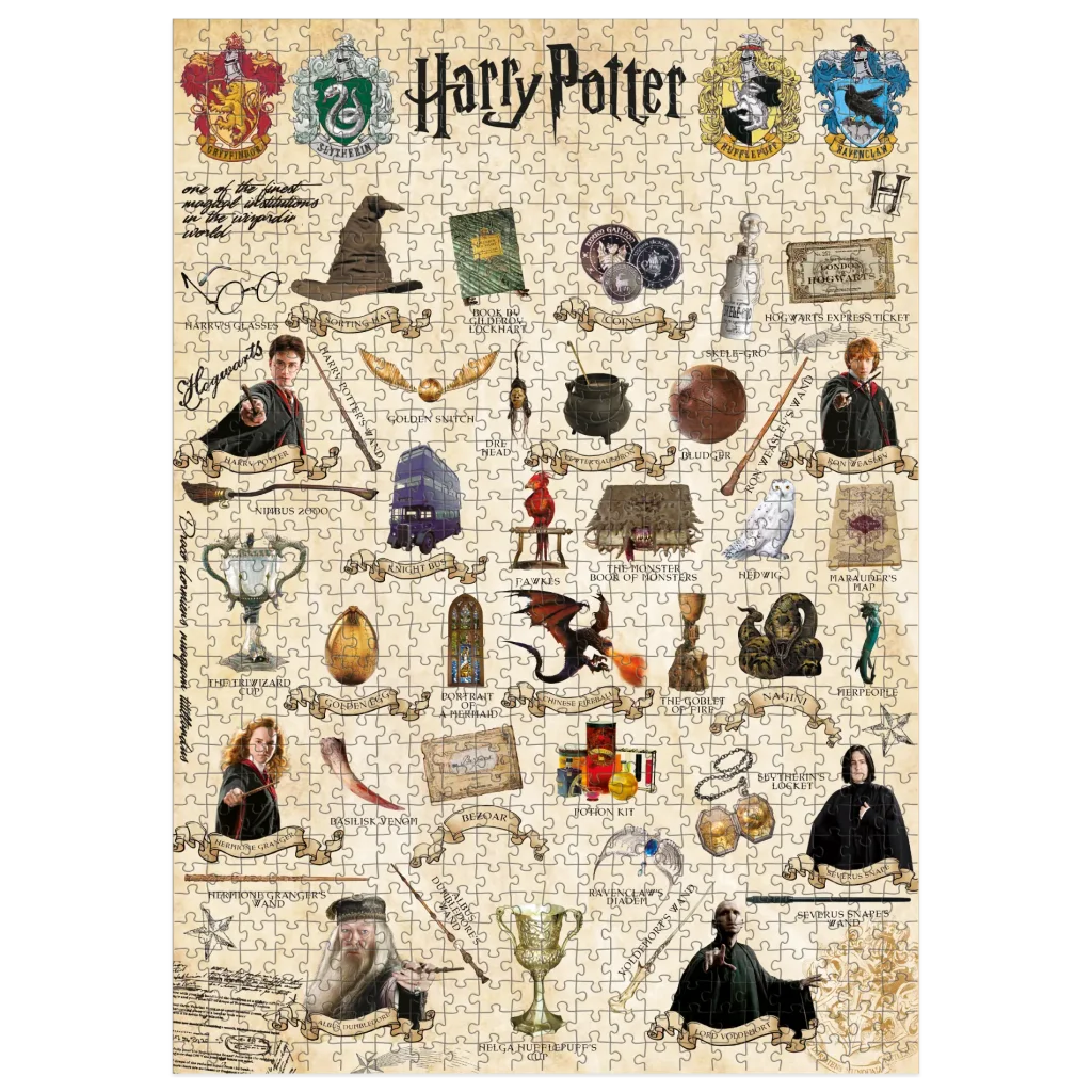 Пазл Dodo Easy-XL Harry Potter, Руководство для волшебников (200569) UA