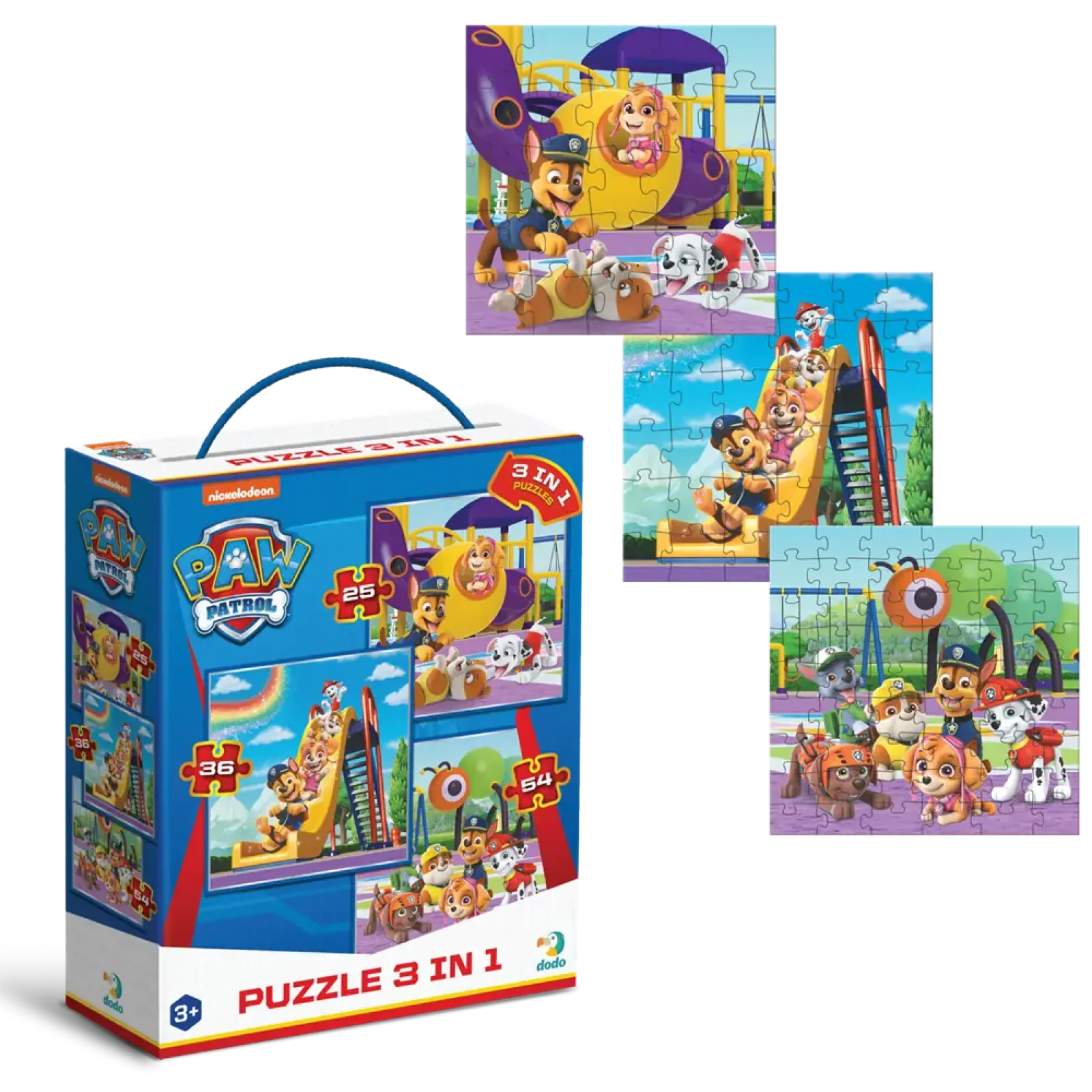 Пазл Dodo 3 в 1 Paw Patrol, Игровая площадка (200578) UA