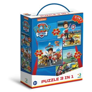 Пазл Dodo 3 в 1 Paw Patrol, Готові до роботи (200579) UA