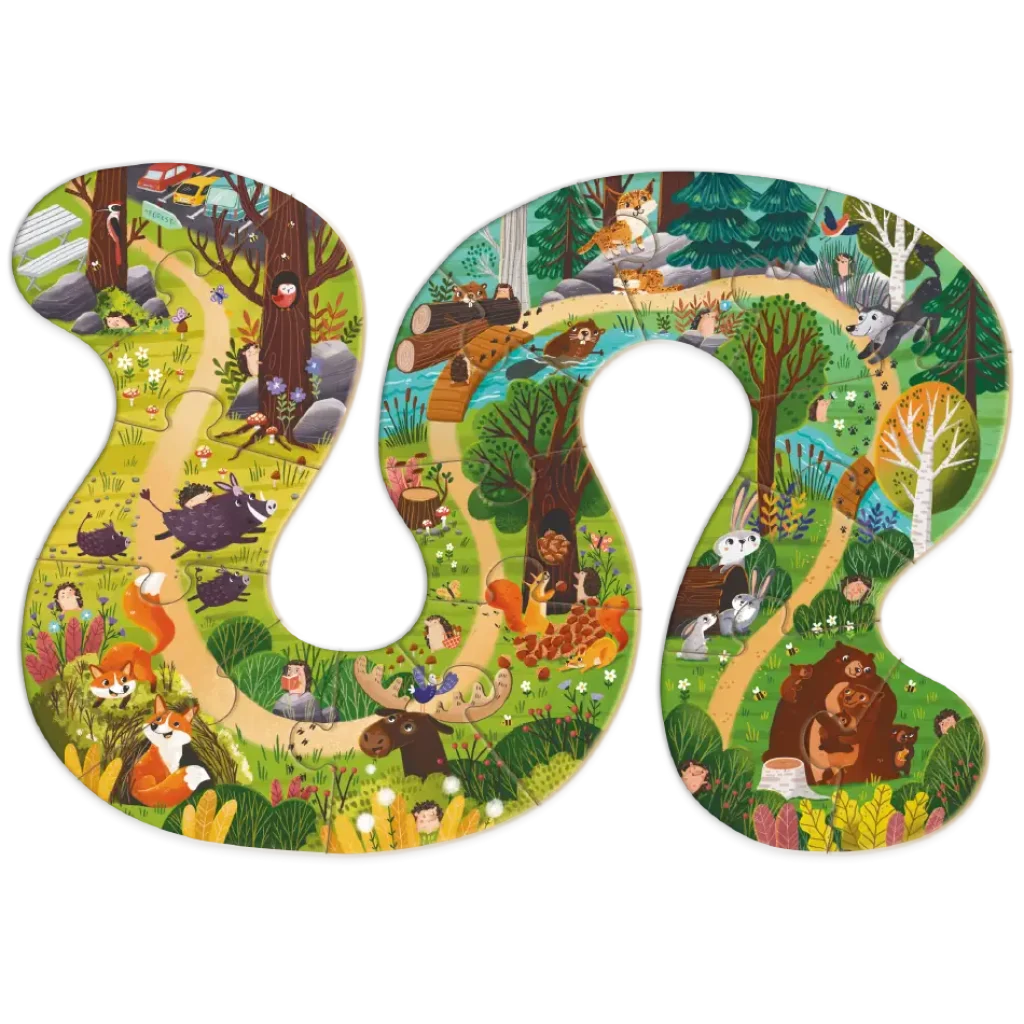 Пазл Dodo Хто живе в лісі (300608) UA