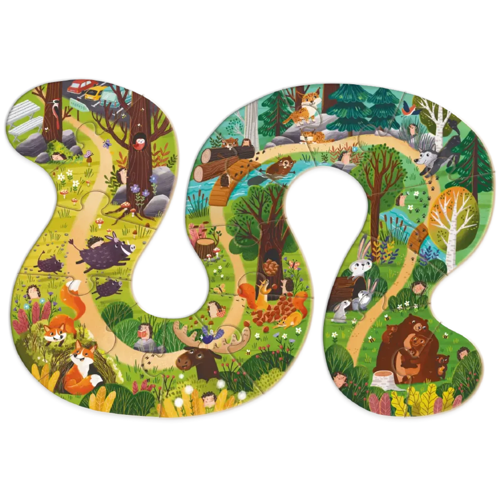 Пазл Dodo Живущий в лесу (300608) UA