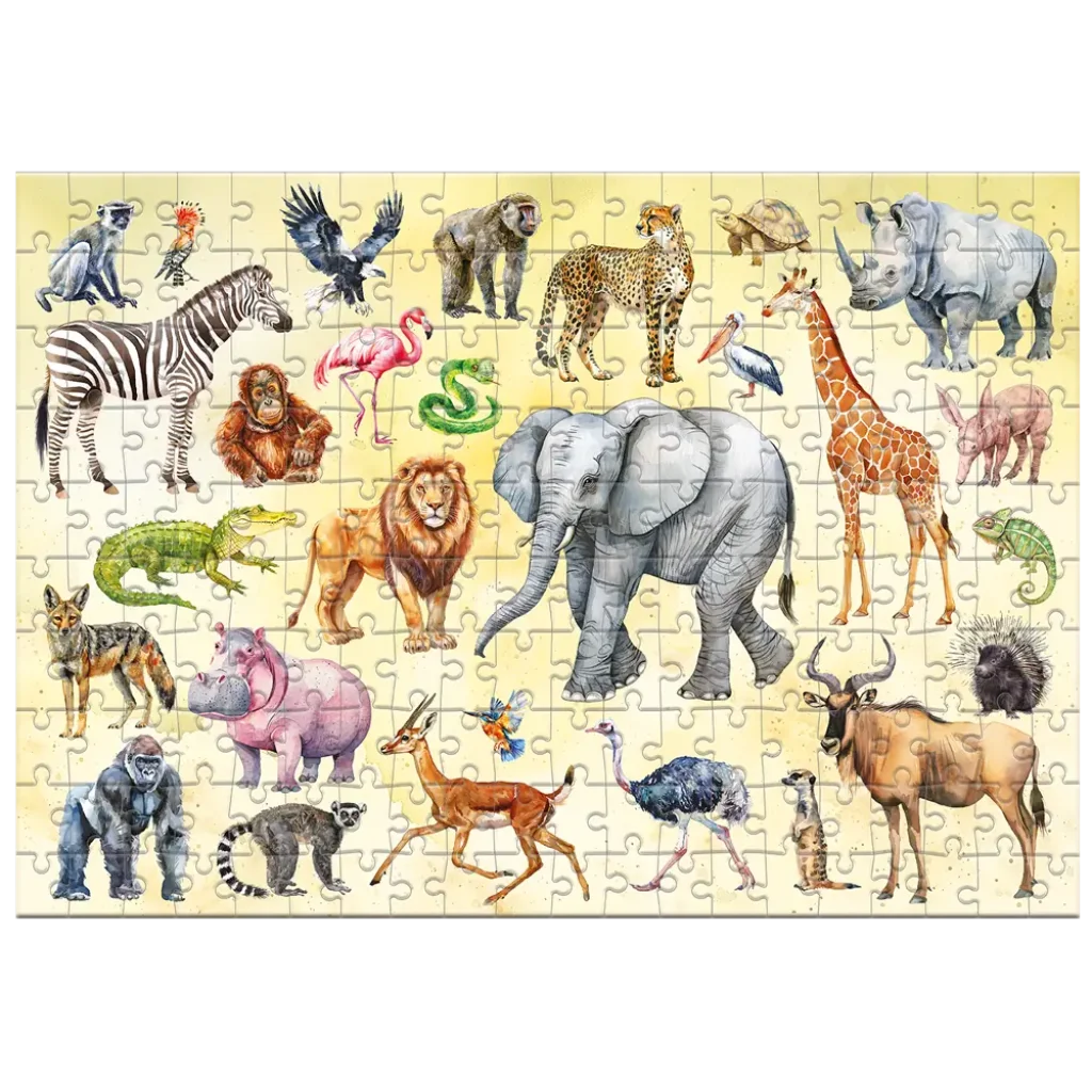 Монтессорі пазл Dodo Тварини Сафарі, 200 елементів (300628) UA