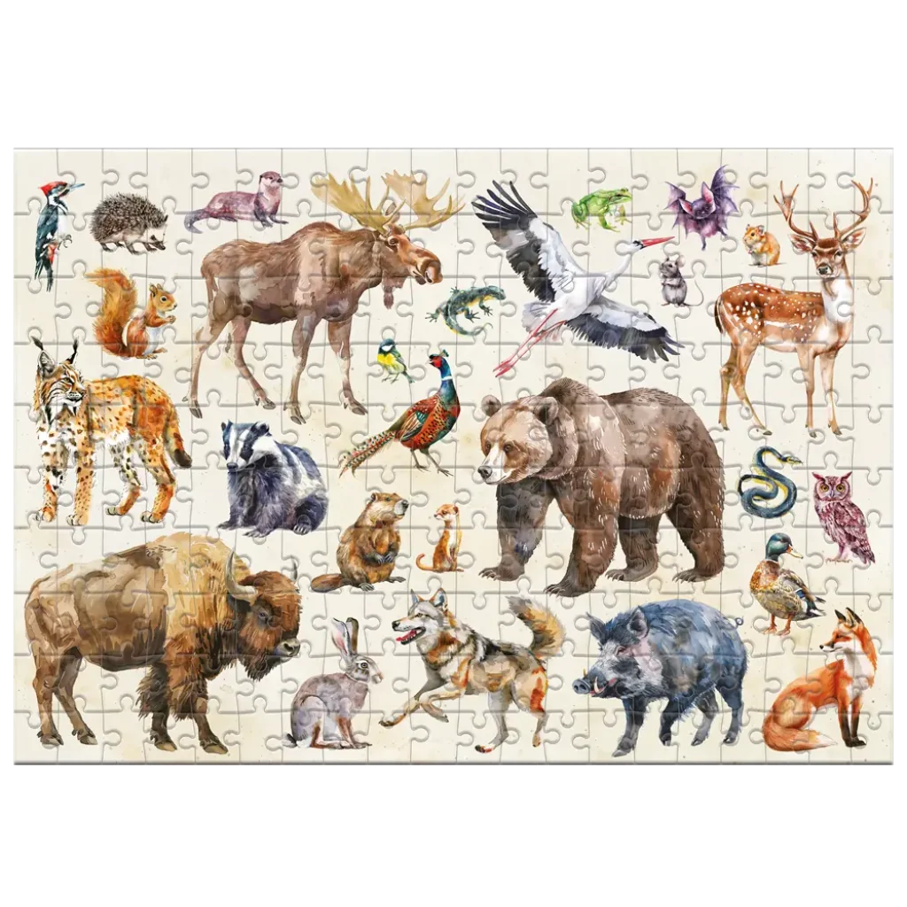 Монтессорі пазл Dodo Лісові тварини, 200 елементів (300629) UA