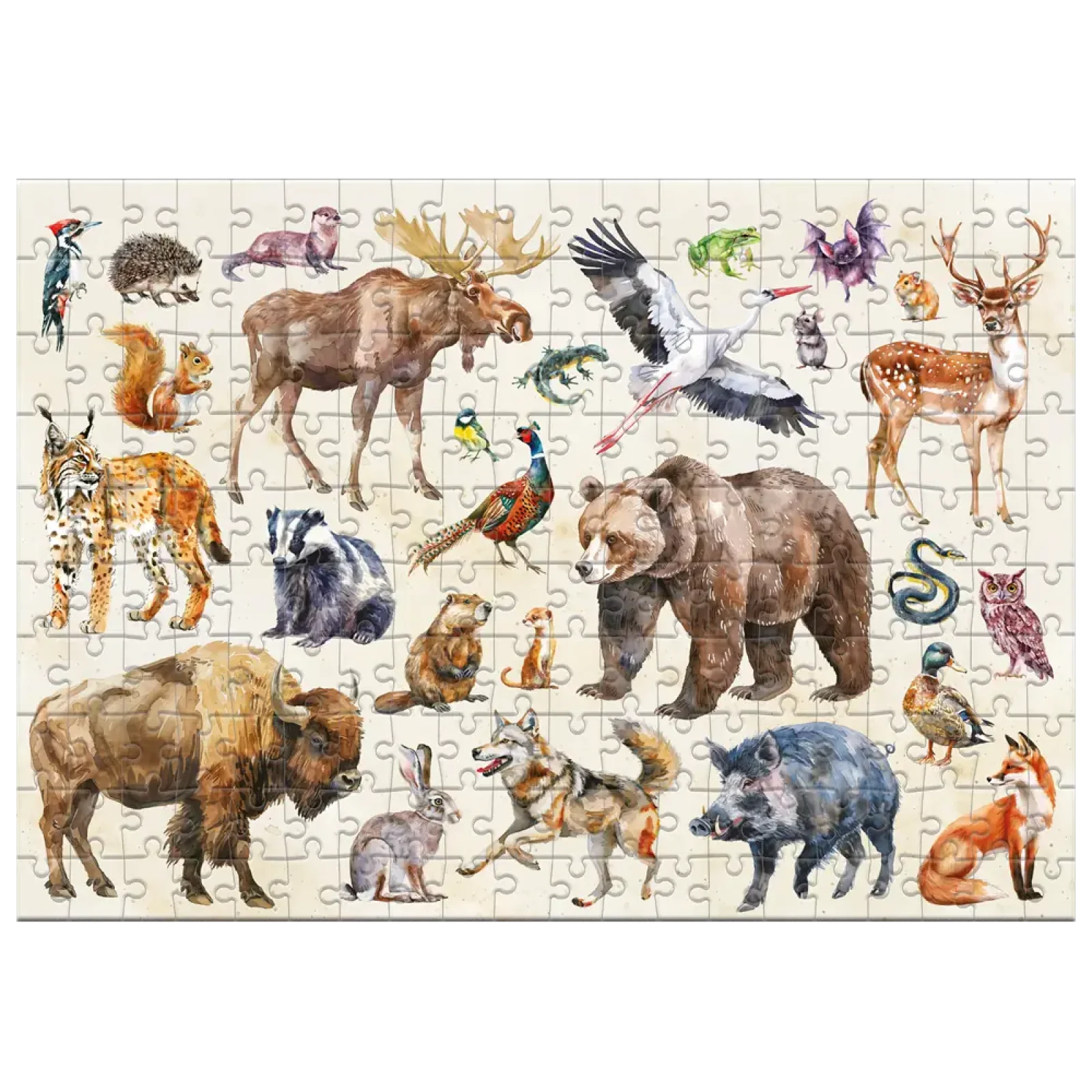 Монтессорі пазл Dodo Лісові тварини, 200 елементів (300629) UA
