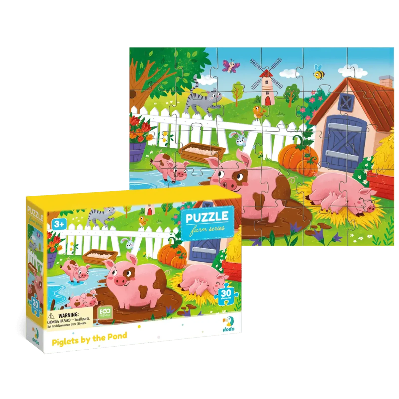 Пазл Dodo Поросята біля ставка, 30 елементів (300682) UA