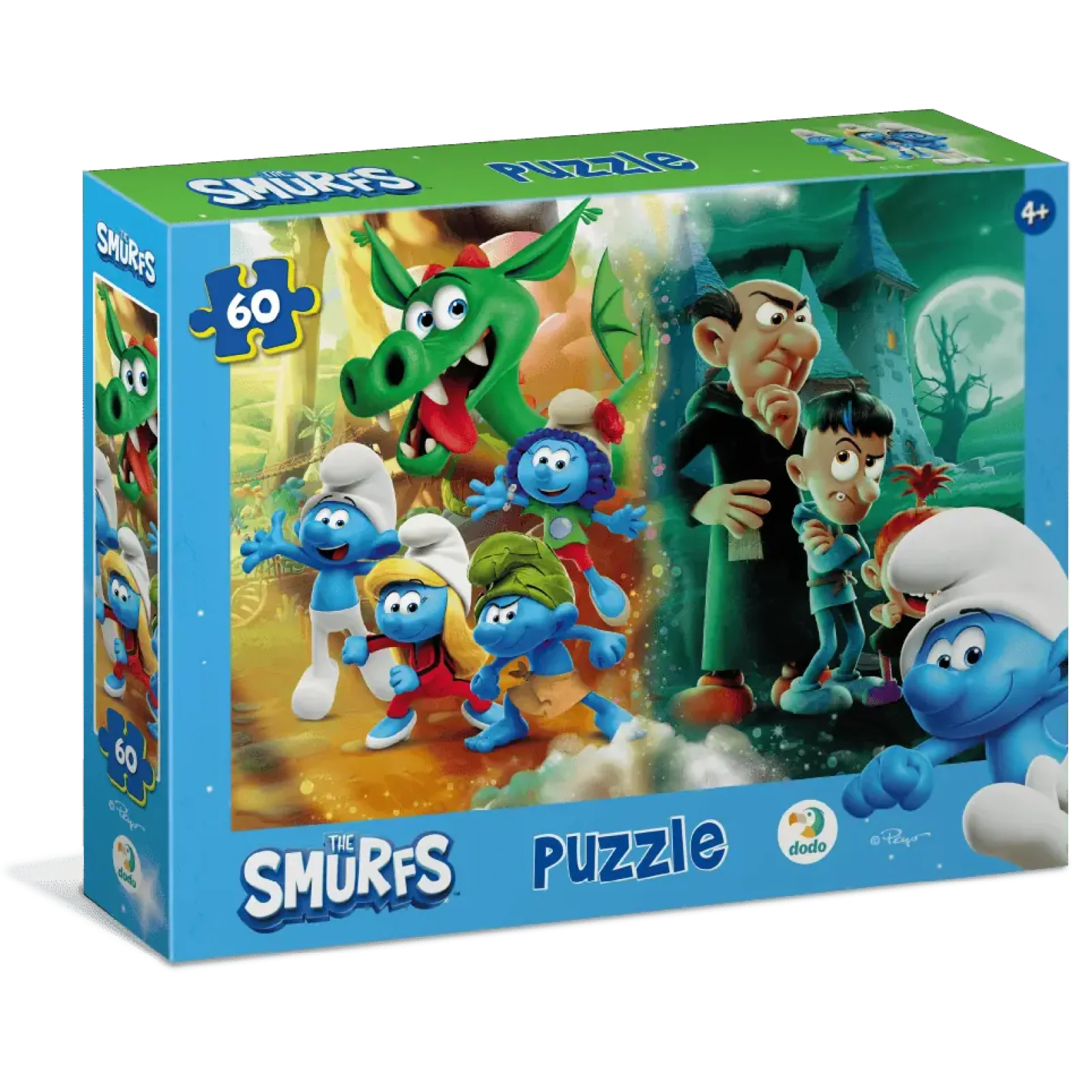 Пазл Dodo The Smurfs Домашня тварина-дракон, 60 елементів (200664) UA