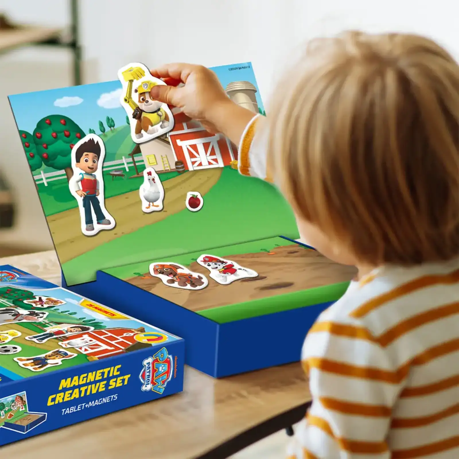 Магнитная игра Dodo с планшеткой Paw Patrol Приключения на ферме, 26 элементов (200639) UA