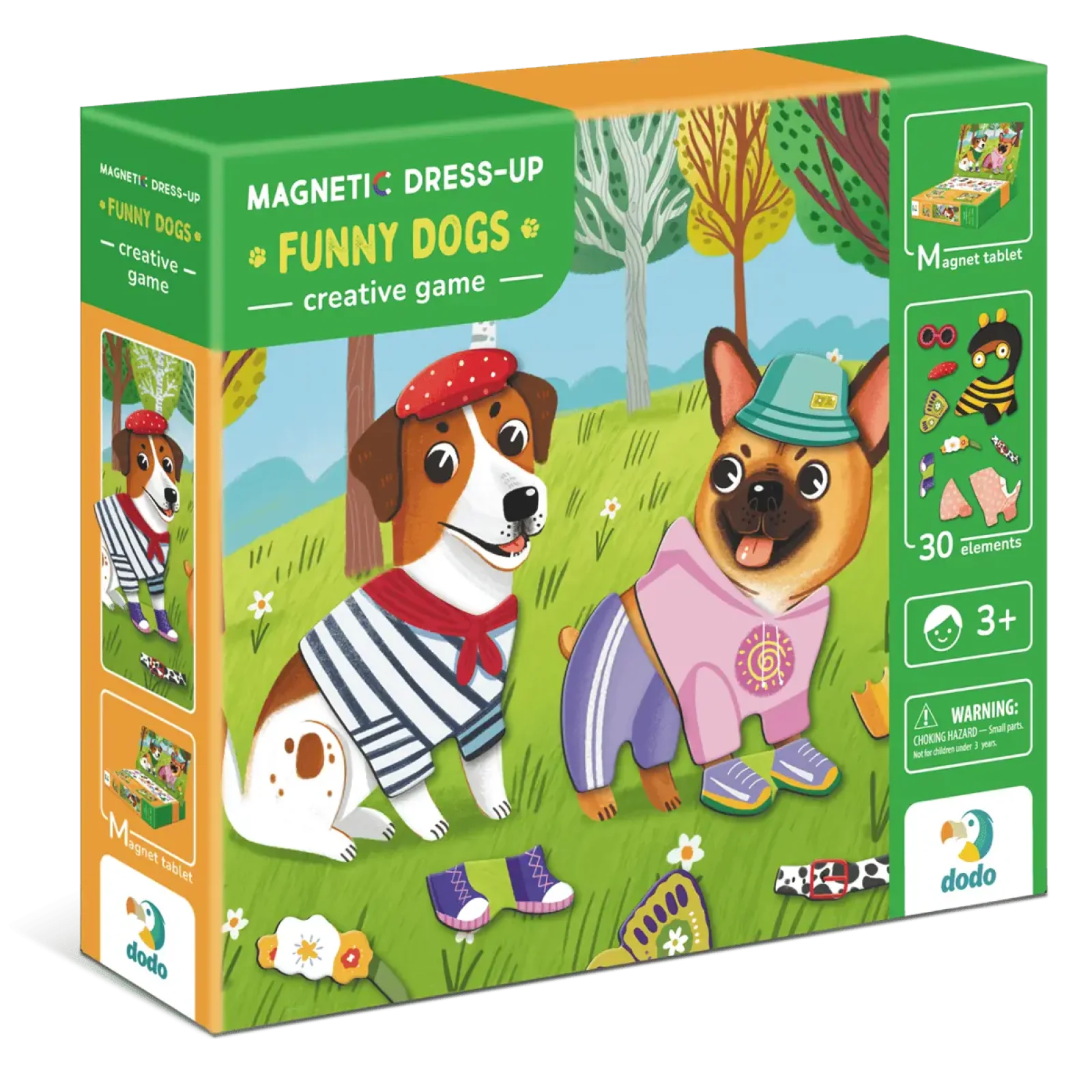 Магнитная игра Dodo Одевалка Забавные псы, 30 элементов (200278) UA