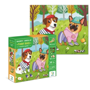 Магнитная игра Dodo Одевалка Забавные псы, 30 элементов (200278) UA