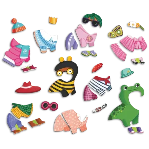 Магнитная игра Dodo Одевалка Забавные псы, 30 элементов (200278) UA